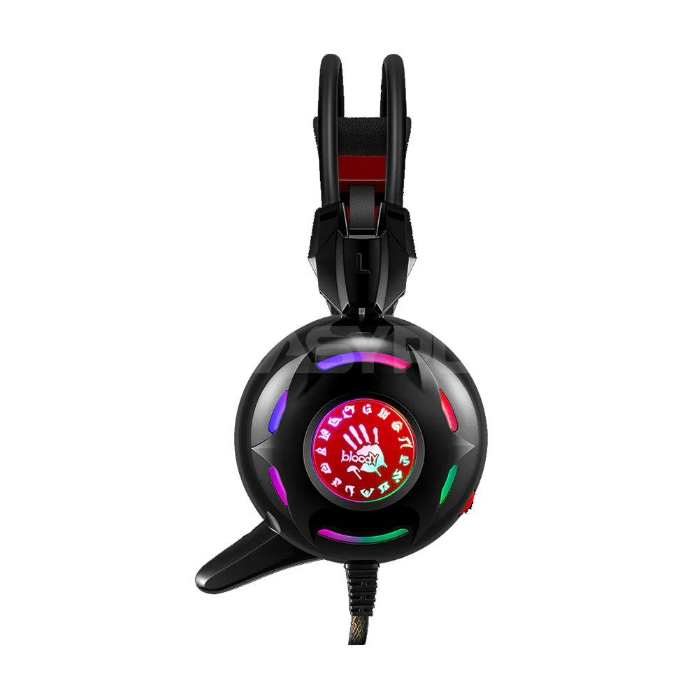 Bloody G300 Combat Gaming Headset Black Red - Image 2