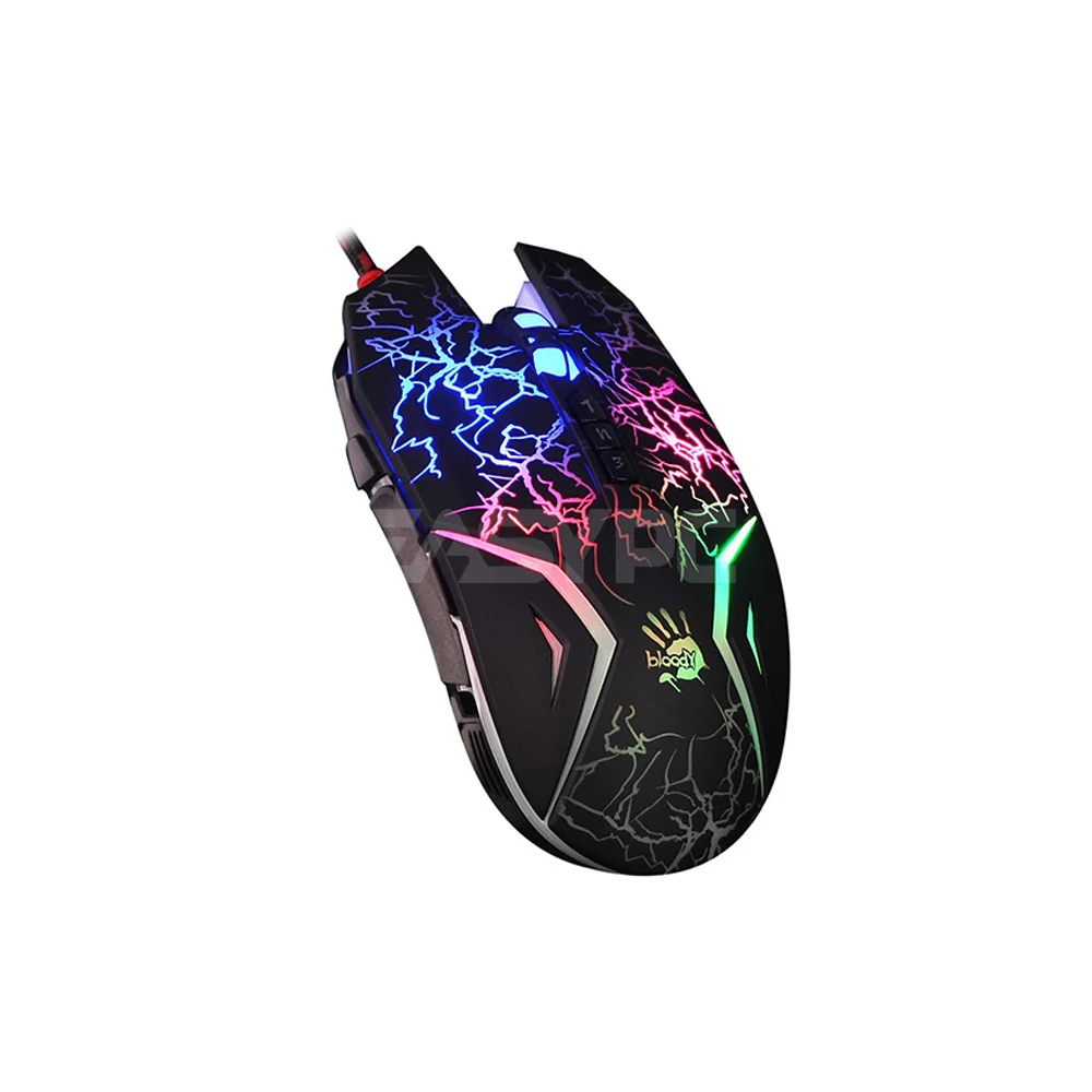 Bloody N50 Light Strike Neon Gaming Mouse Black - Image 3