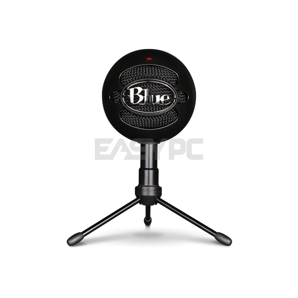 Blue Snowball Ice Black and White Pristine Sound for Recording, Streaming and Podcasting, Streaming Microphone 1ION
