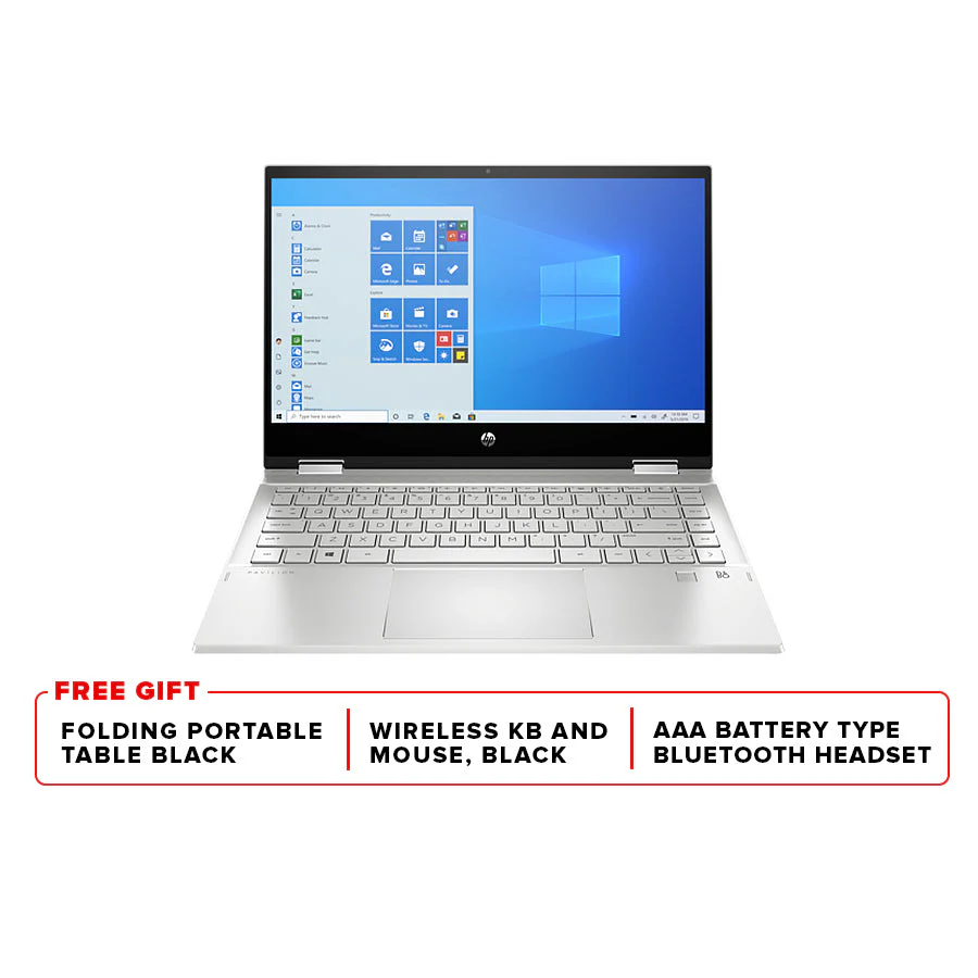 HP Pavilion X360 14-Dh1175Tu I3-10110U 4Gb Win10 256Gb Ssd + 1Tb Laptop Universal - Image 2