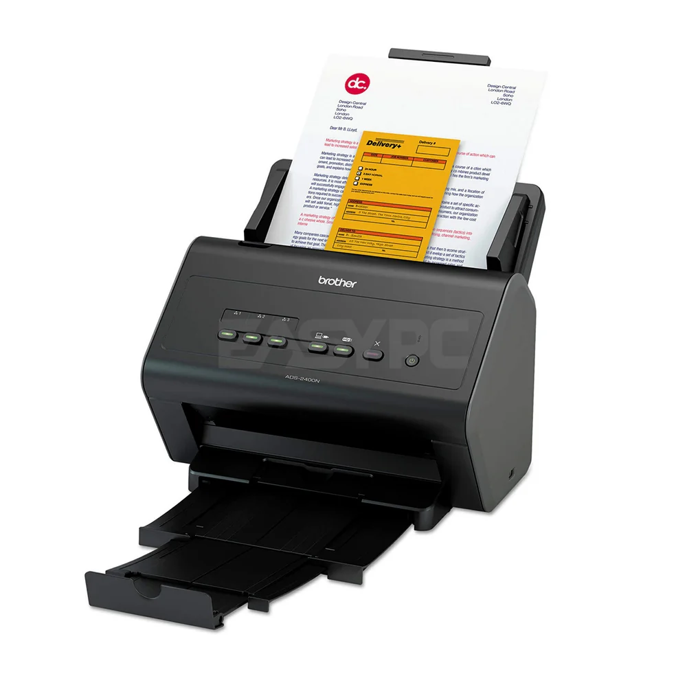 Brother ADS-2400N High Resolution Scanning PC-Free Scanning 40ppm Scan To External Storage Save Time For Large Volume Scanner Scan & Share To Network - Image 4
