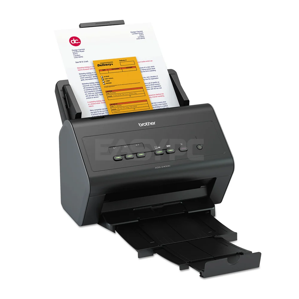Brother ADS-2400N High Resolution Scanning PC-Free Scanning 40ppm Scan To External Storage Save Time For Large Volume Scanner Scan & Share To Network - Image 5