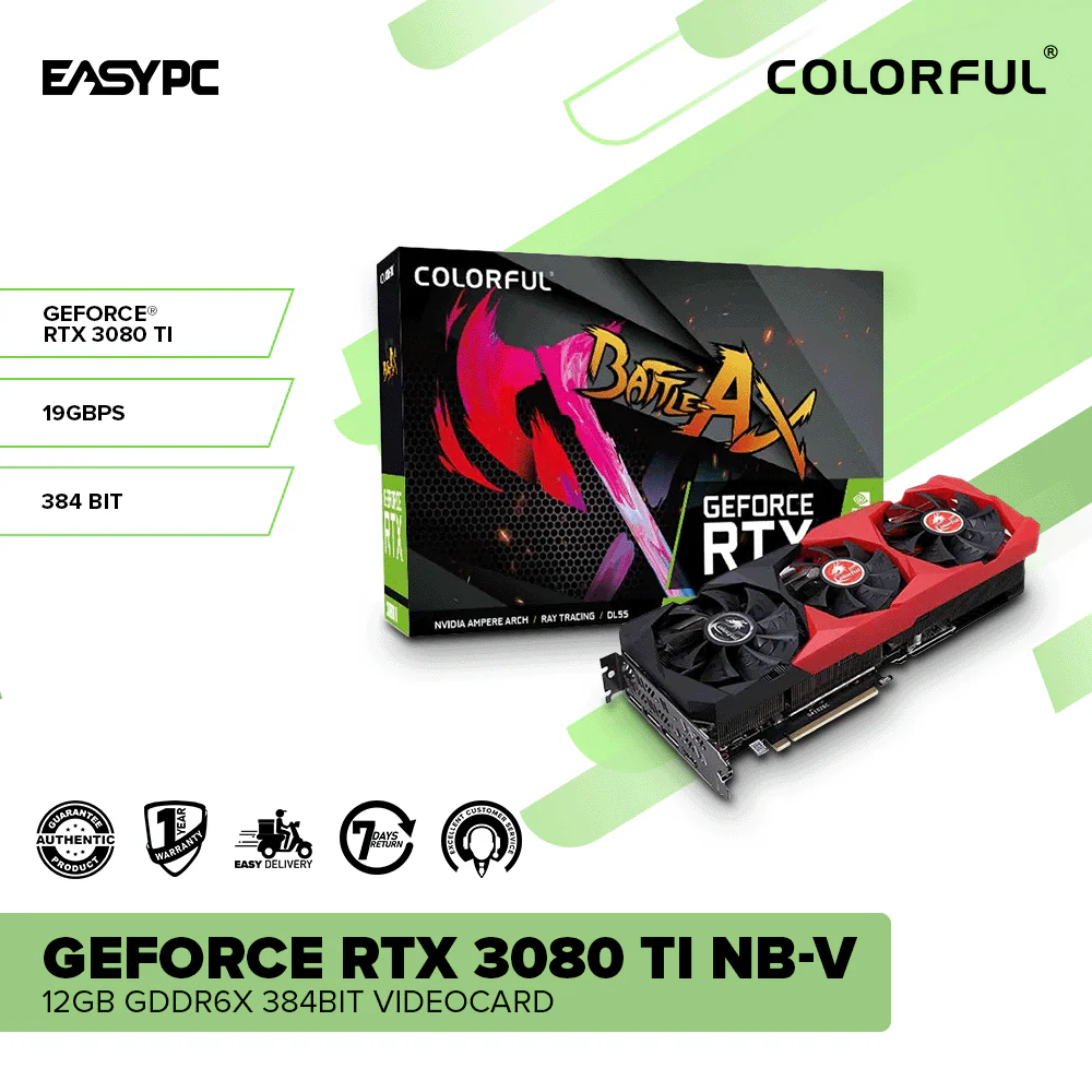 COLORFUL GEFORCE RTX 3080 Ti NB-V 12GB GDDR6X 384BIT Videocard - Image 2