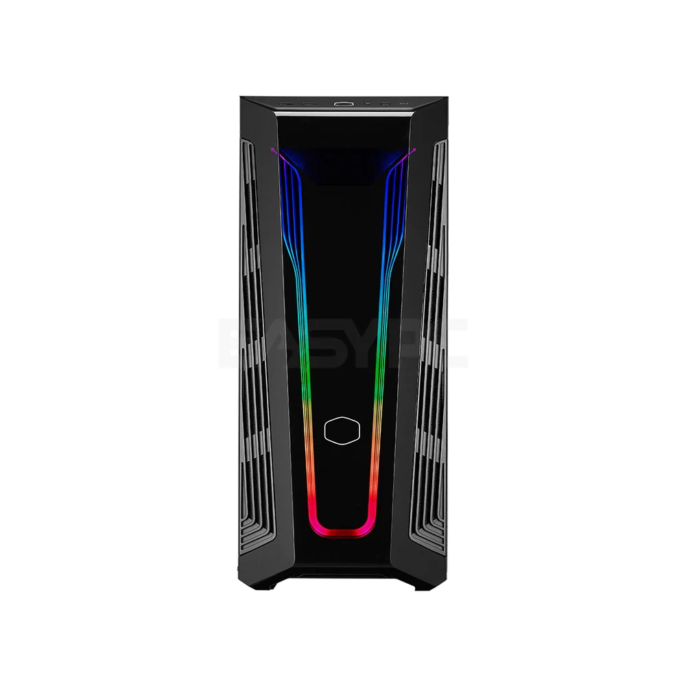 Cooler Master MasterBox 540 ARGB Ether Front Panel, Breathable Power Supply Shroud, Versatile Cooling, Removable Top Panel, Screwless & Tool-Free Design TG Side Panel Mid Tower Gaming Case (MB540-KGNN-S00) 1ION COMB2307 - Image 3