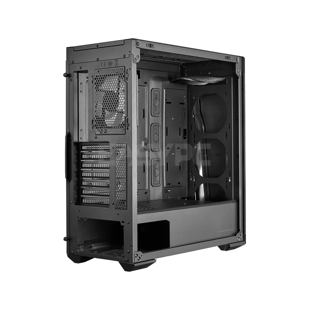 Cooler Master MasterBox 540 ARGB Ether Front Panel, Breathable Power Supply Shroud, Versatile Cooling, Removable Top Panel, Screwless & Tool-Free Design TG Side Panel Mid Tower Gaming Case (MB540-KGNN-S00) 1ION COMB2307 - Image 5