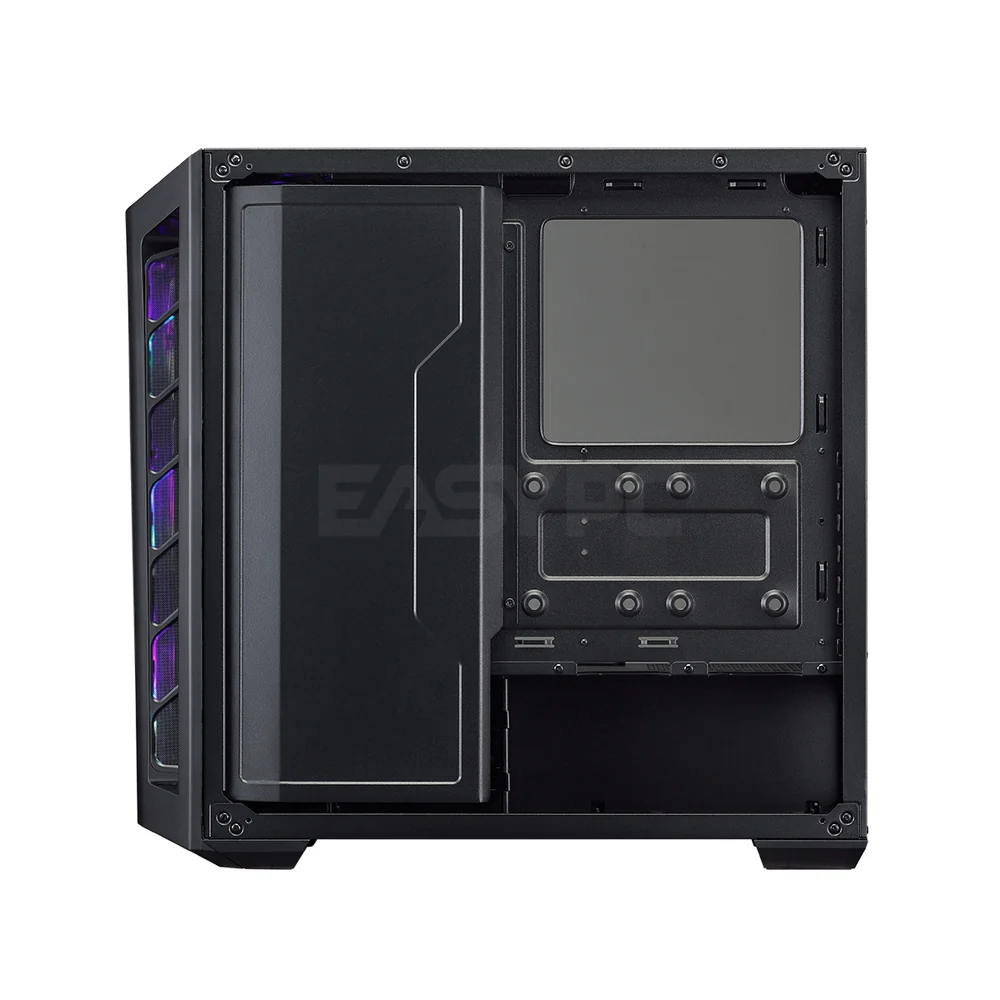 Cooler Master Masterbox MB530P Addressable RGB Fans with Lighting Control, Graphics Card Support Up to 410mm , Cable Cover and Routing Space Aggressive Intakes Mid Tower Desktop Case (MCB-B530P-KHNN-S01) 1ION COMC2306 - Image 4