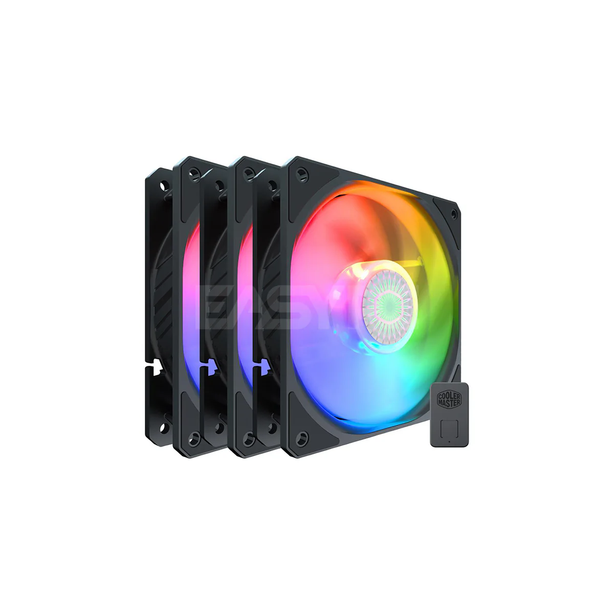 Cooler Master SickleFlow 120 ARGB 3IN1 Updated Lighting design, enhance fan frame, new balde design, secure connection, Addressable RGB Controller Chassis Fan