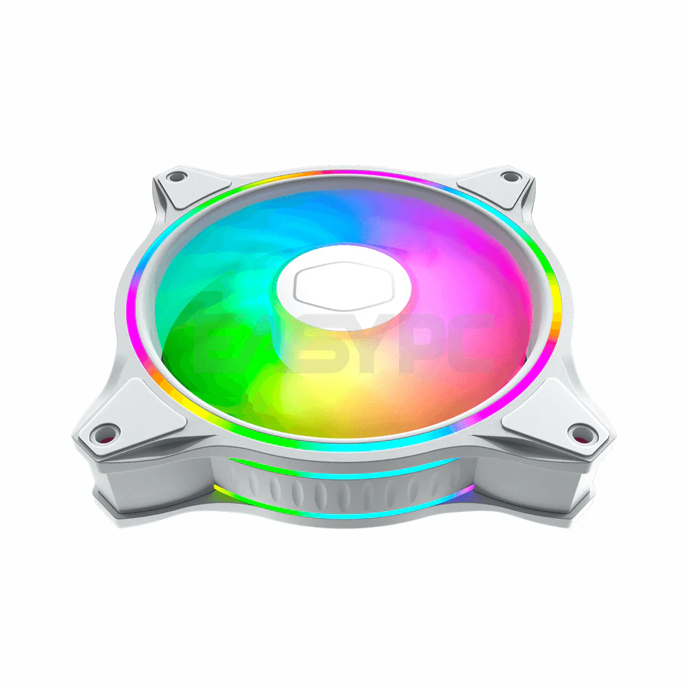 COOLERMASTER MASTERFAN MF120 HALO 3IN1 Chassis Fan White (MFL-B2DW-183PA-R1) - Image 4