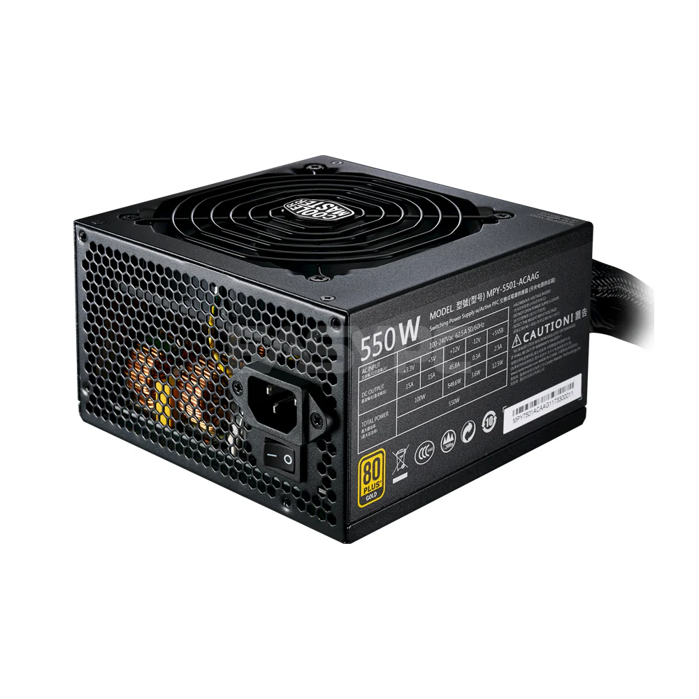 Coolermaster MWE550 Power Supply 550watts Gold - Image 4