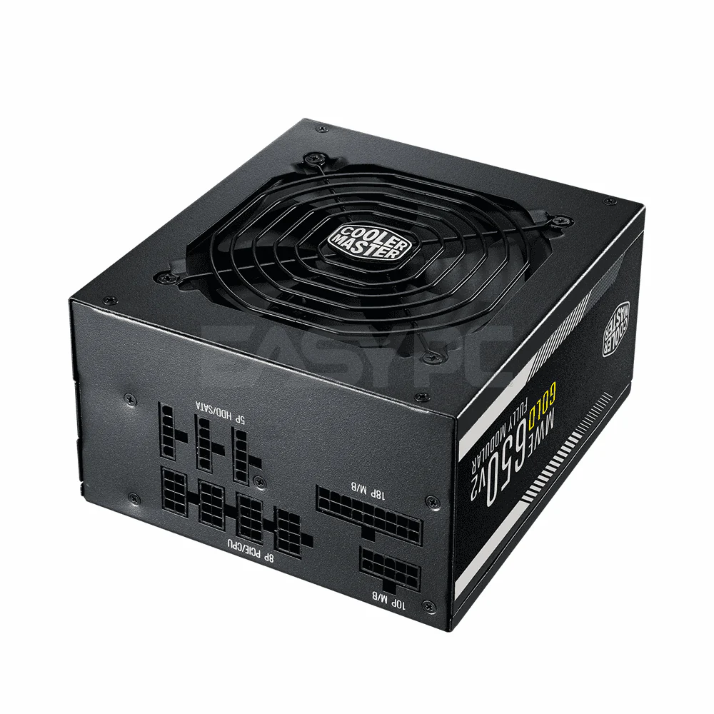 Coolermaster MWE650 V2 MPE-6501-AFAAG-TW 650watts Fully Modular 80+ Gold Power Supply
