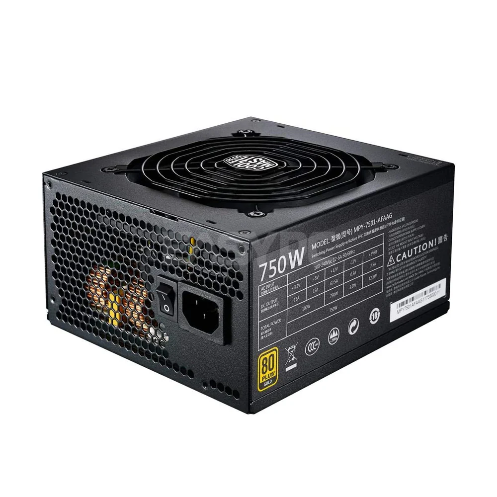 Coolermaster MWE750 Fully Modular Power Supply 750watts Gold - Image 3