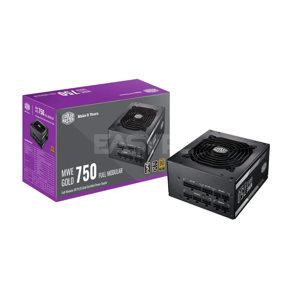 Coolermaster MWE750 Fully Modular Power Supply 750watts Gold - Image 5
