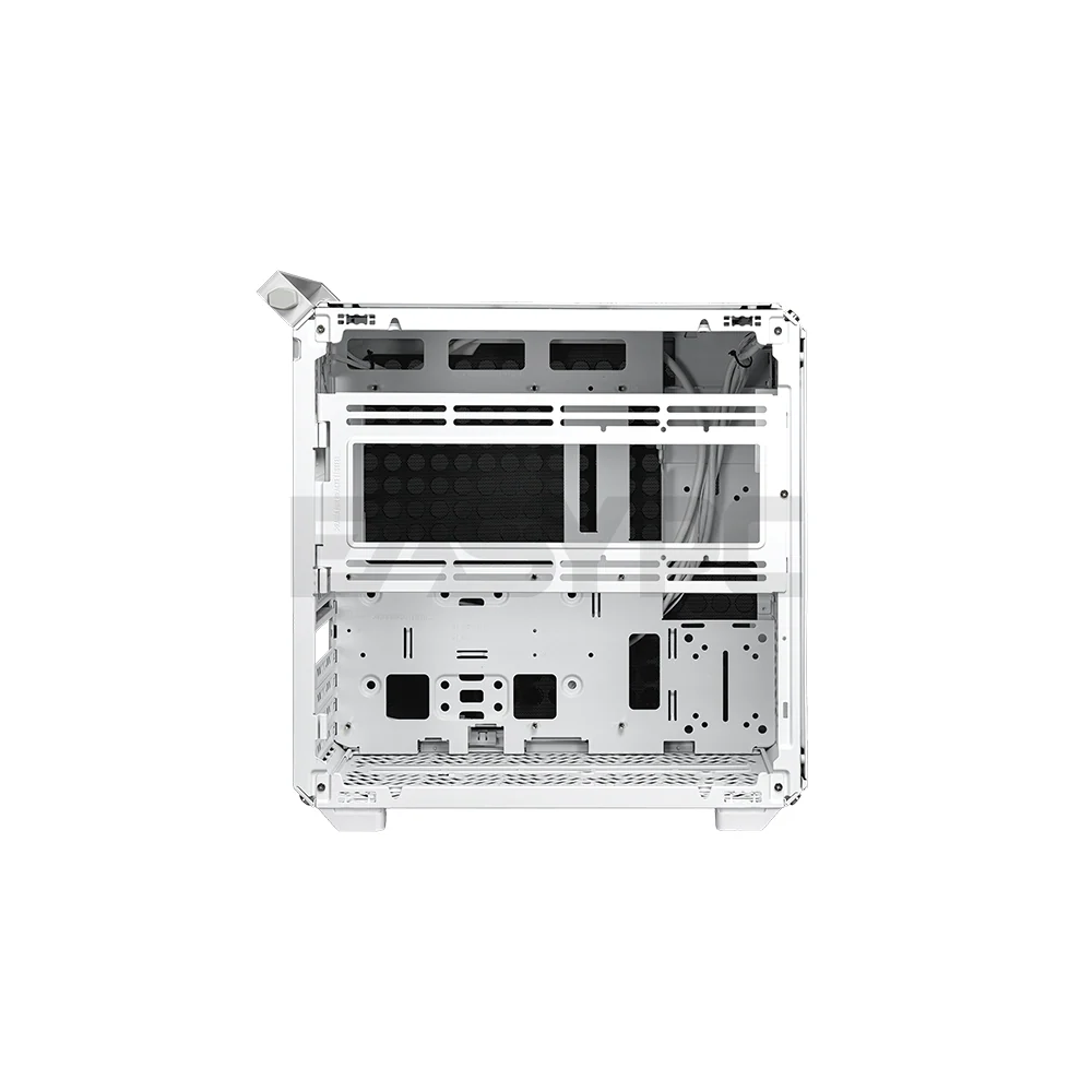 CoolerMaster Qube 500 FlatPack ATX Tempered Glass PC Case White - Image 4