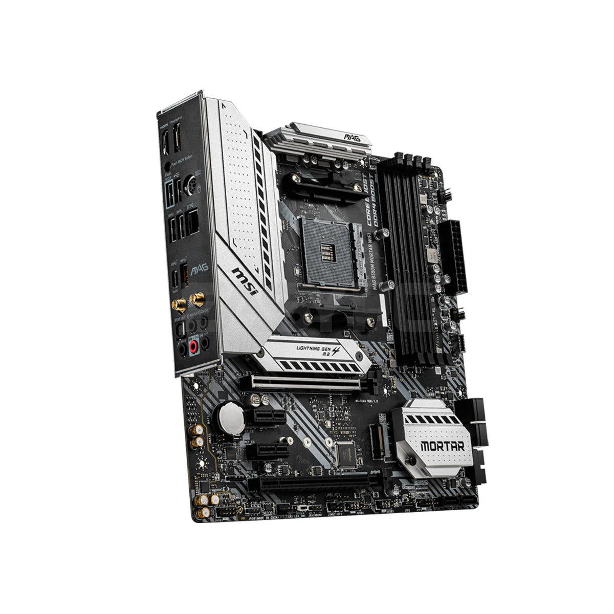 MSI MAG B550M Mortar Wi-Fi Micro-ATX MAG Series Socket Am4 Ddr4 Gaming Motherboard - Image 4