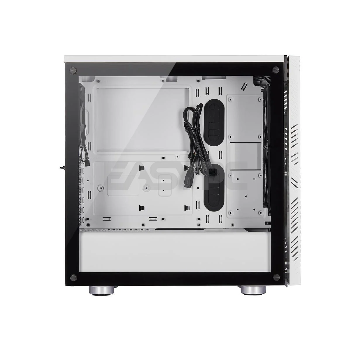 Corsair Airflow 275R Mid Tower Gaming PC Case White - Image 2