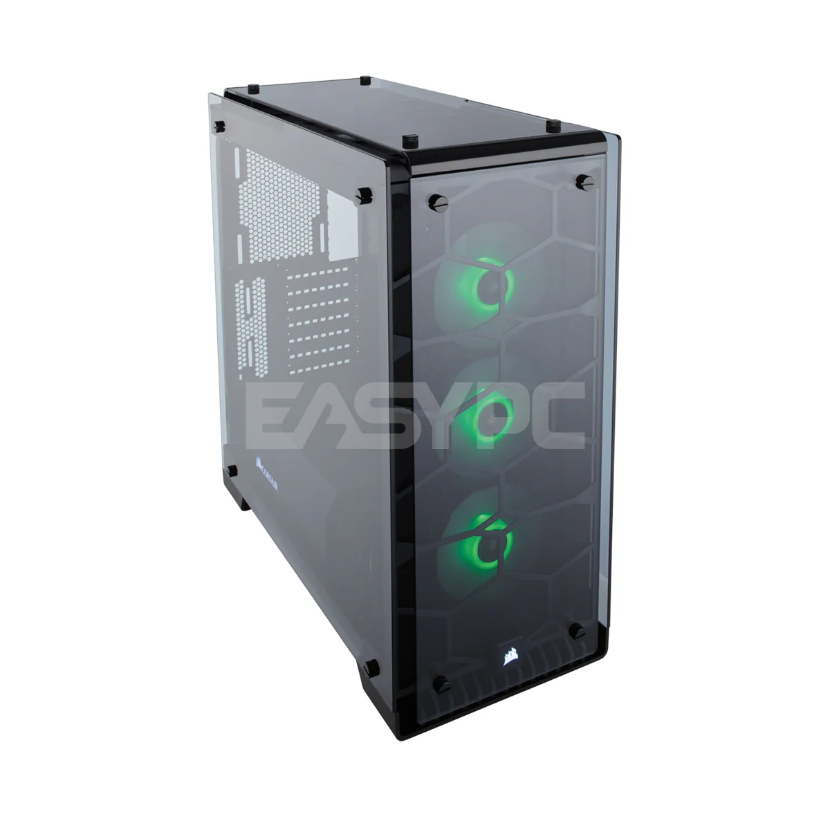 Corsair Crystal 570x TG Mid Tower PC Case Black RGB - Image 2