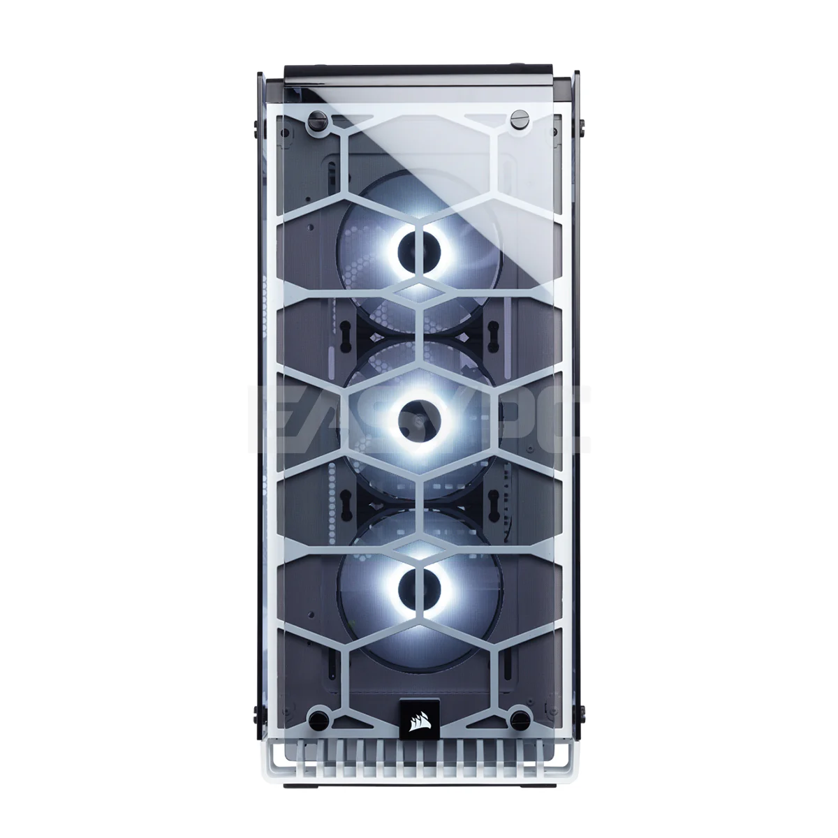 Corsair Crystal 570x TG Mid Tower PC Case White RGB - Image 3