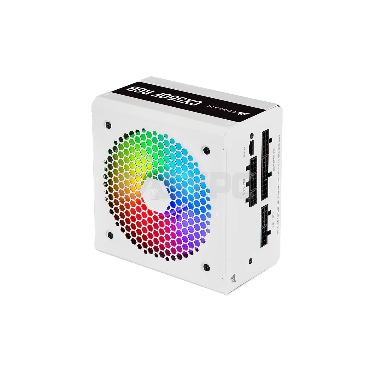 Corsair CX550F 550Watts 80+ Bronze Fully Modular RGB Power Supply White - Image 6
