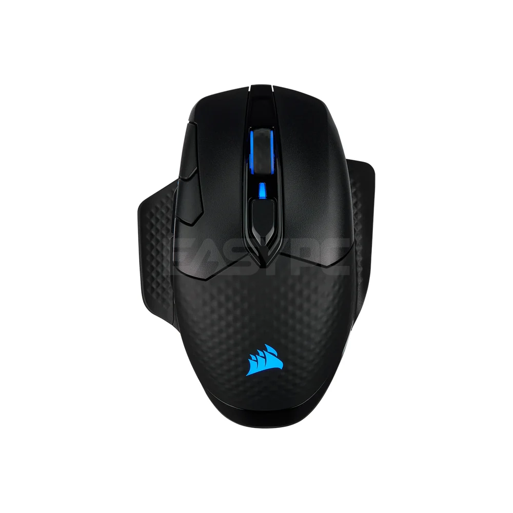 Corsair Dark Core RGB Pro and  Pro SE 18K DPI Comfortable contoured shape with two included interchangeable side grips Wireless Gaming Mouse 7UBE - Image 6