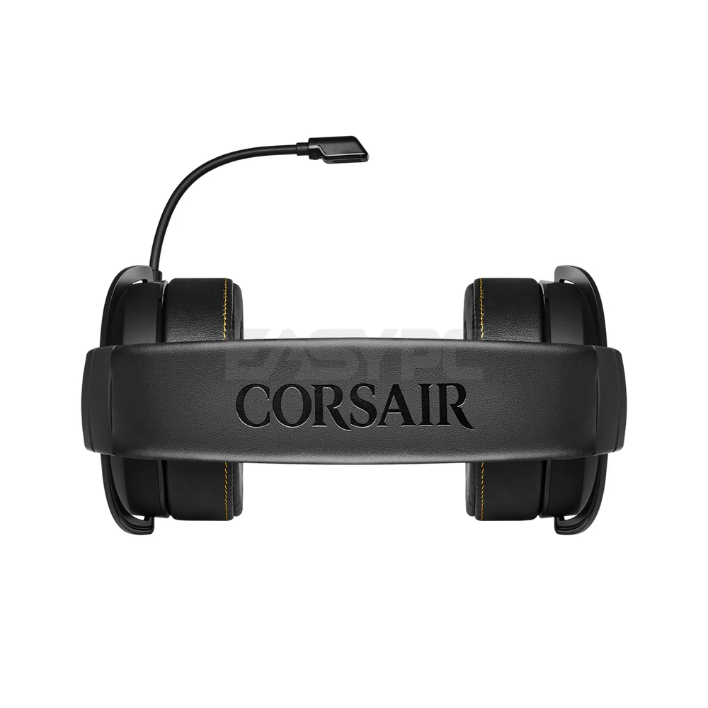 Corsair HS60 Pro 7.1 Virtual Surround Sound PC Gaming Headset w/USB DAC (Yellow), with USB DAC ( Carbon) - Discord Certified à Works with PC, Xbox Series X, Xbox Series S, Xbox One, PS5, PS4, and Nintendo Switch Gaming Headset 7UBE - Image 10