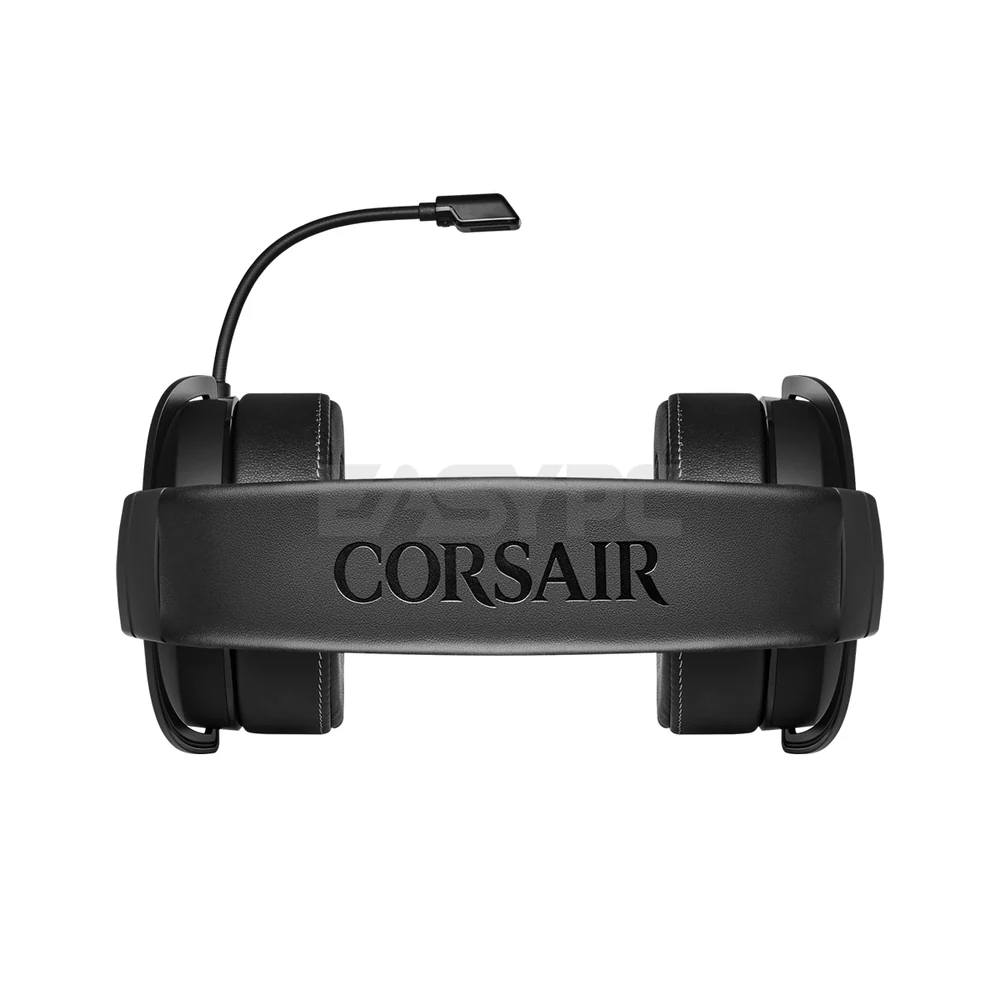 Corsair HS60 Pro 7.1 Virtual Surround Sound PC Gaming Headset w/USB DAC (Yellow), with USB DAC ( Carbon) - Discord Certified à Works with PC, Xbox Series X, Xbox Series S, Xbox One, PS5, PS4, and Nintendo Switch Gaming Headset 7UBE - Image 5