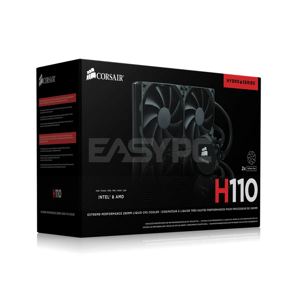Corsair Hydro Series H110 280mm CPU Liquid Cooler
