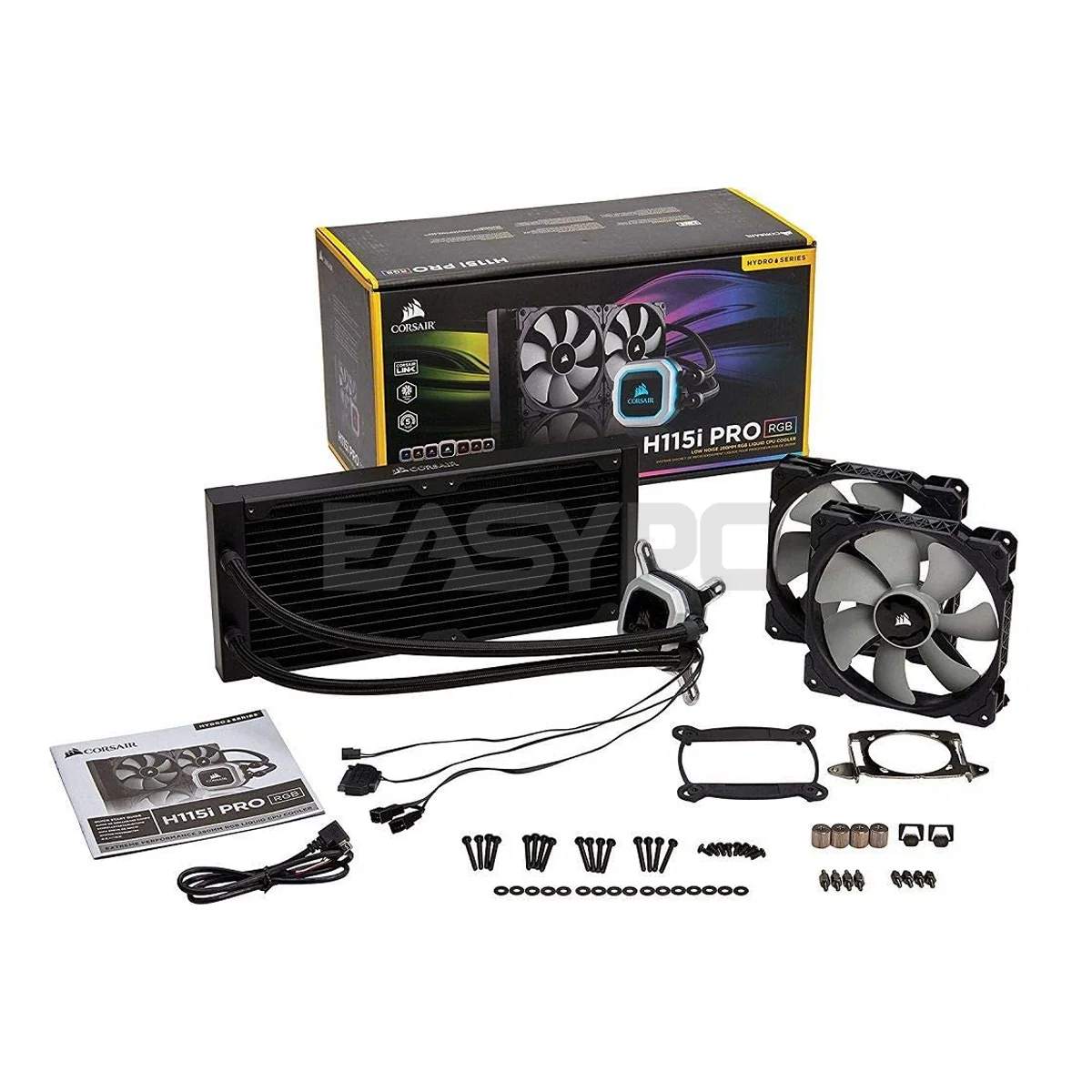 Corsair Hydro Series H115i Pro 280mm CPU Liquid Cooler RGB - Image 5