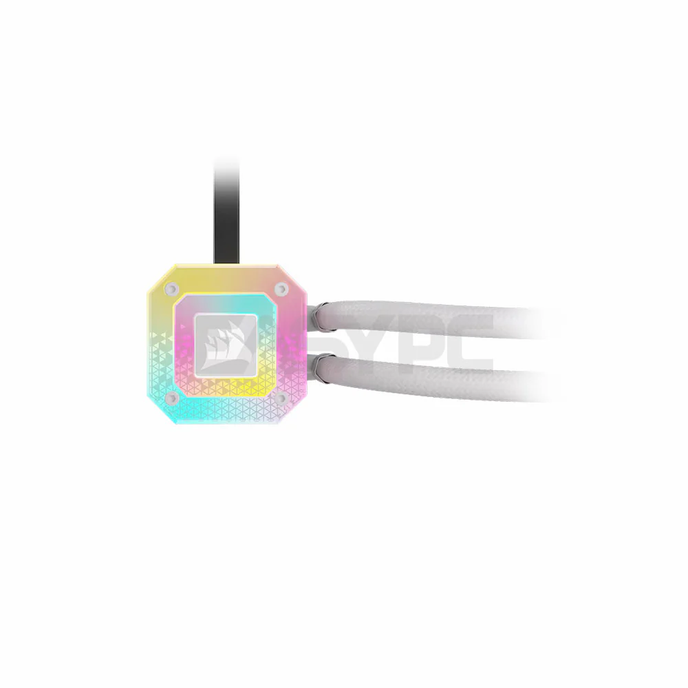 CORSAIR iCUE H150i ELITE CAPELLIX XT 360MM RADIATOR LIQUID CPU COOLER WHITE (CS-CW-9060073-WW) - Image 4