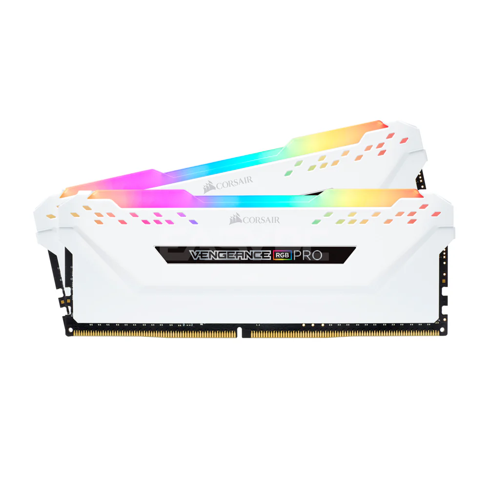 Corsair Vengeance Pro Memory 2x8gb Ddr4 3200mhz White RGB