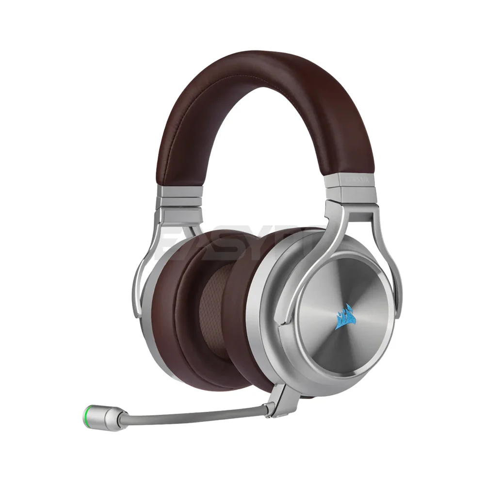 Corsair Virtuoso RGB Wireless SE Gaming Headset - High-Fidelity 7.1 Surround Sound with Broadcast Quality Microphone, Memory Foam Earcups - 20 Hour Battery Life Works w/ PC, MacOS, PS5, Gunmetal and Espresso Gaming Headset 7UBE - Image 6
