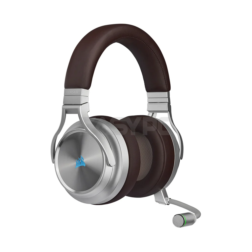 Corsair Virtuoso RGB Wireless SE Gaming Headset - High-Fidelity 7.1 Surround Sound with Broadcast Quality Microphone, Memory Foam Earcups - 20 Hour Battery Life Works w/ PC, MacOS, PS5, Gunmetal and Espresso Gaming Headset 7UBE - Image 9