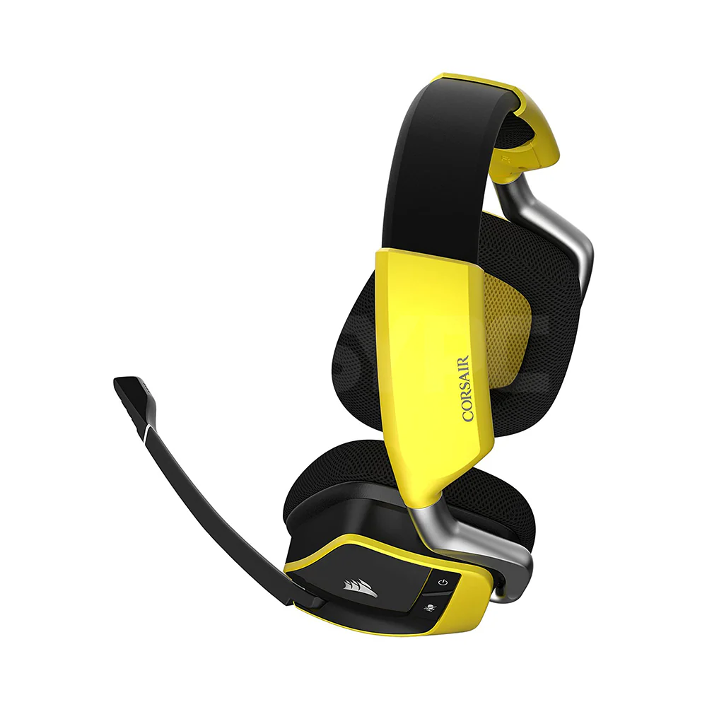 Corsair Void Pro CSCA9011150AP RGB 7.1 Wireless Premium Gaming Headset Yellow - Image 3