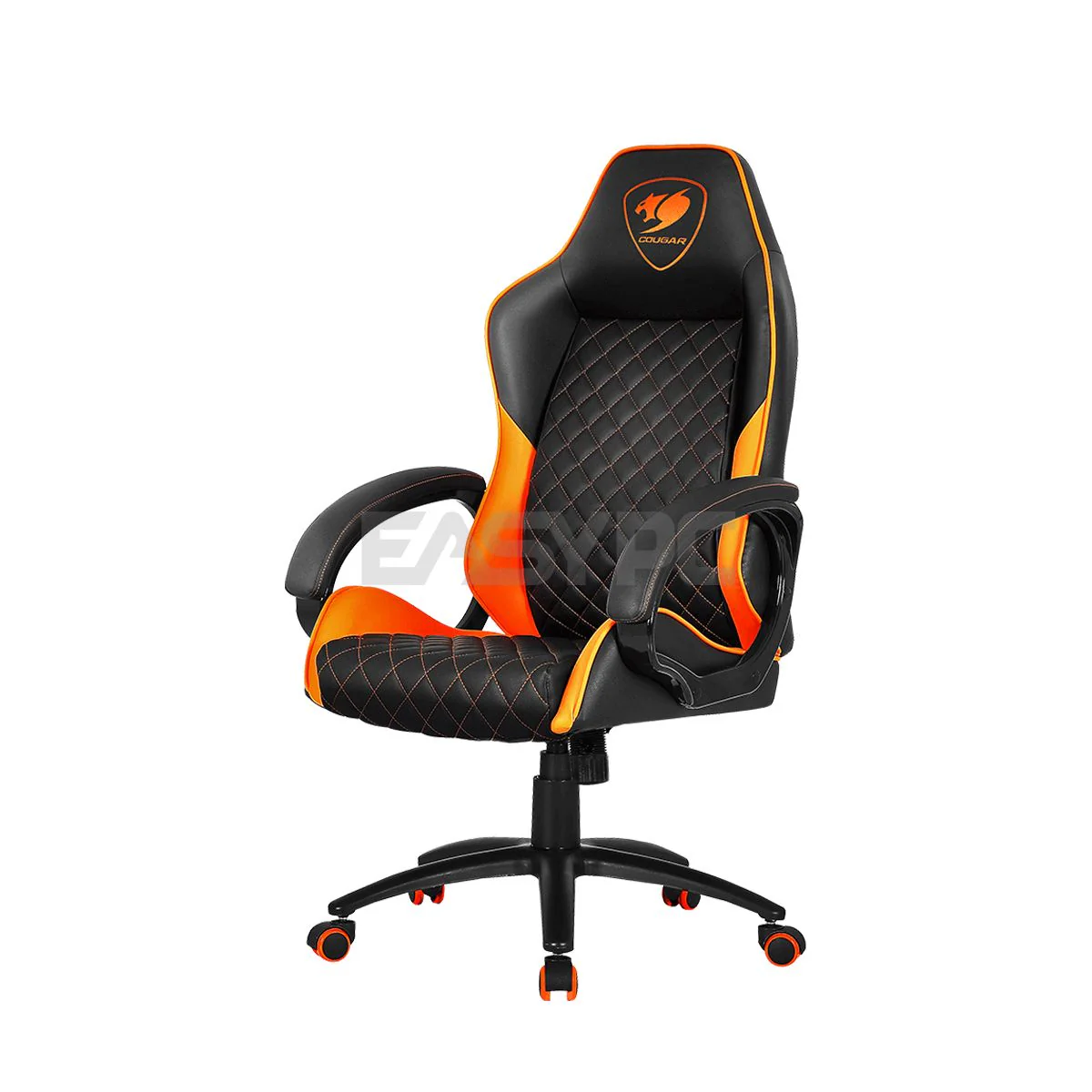 Cougar Fusion High Comfort Gaming Chair Black Orange