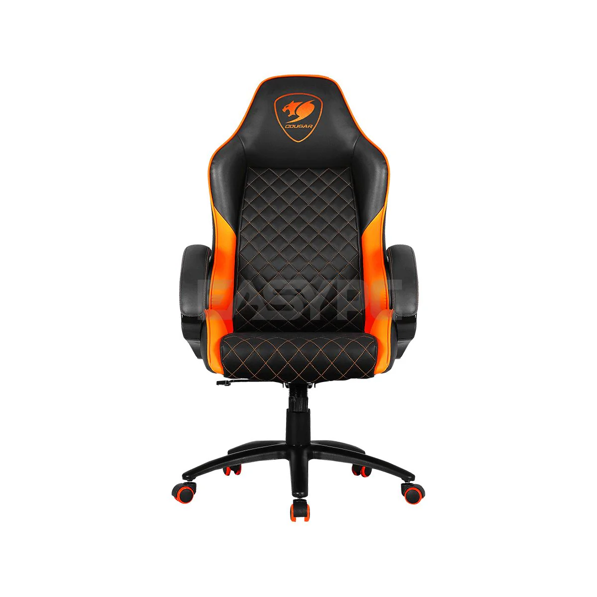 Cougar Fusion High Comfort Gaming Chair Black Orange - Image 4
