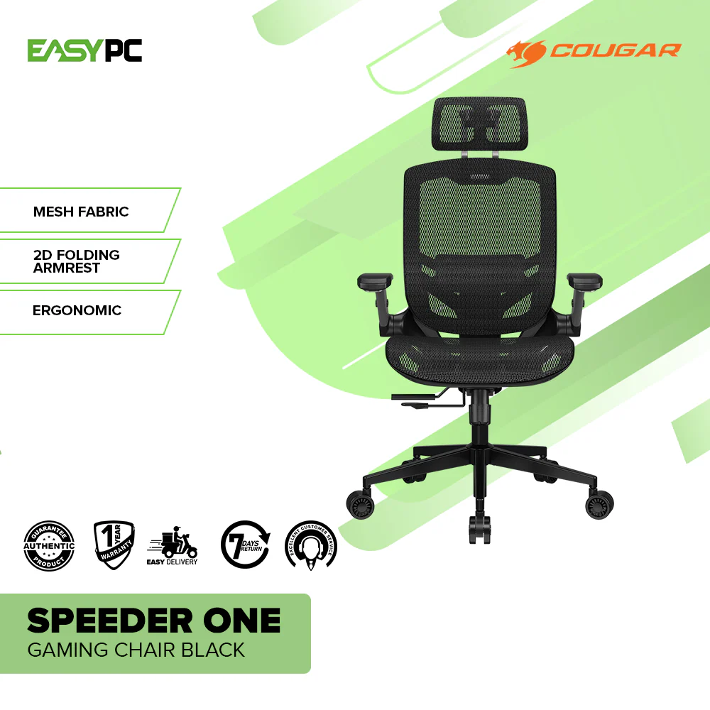 Cougar Speeder One Gaming Chair Black - Image 6