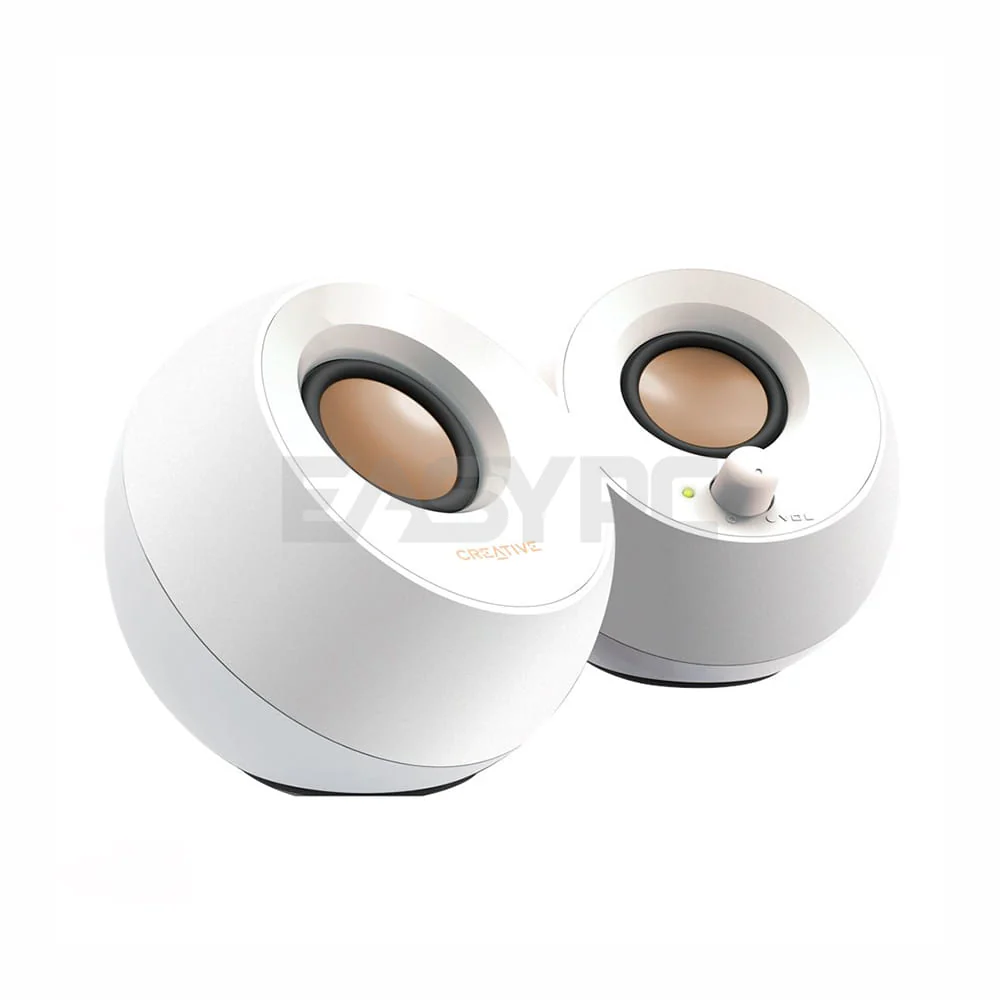 Creative Pebble USB Powered Speakers White