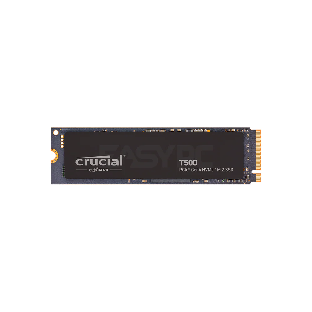 Crucial T500 500GB PCIe Gen4 NVMe M.2 SSD