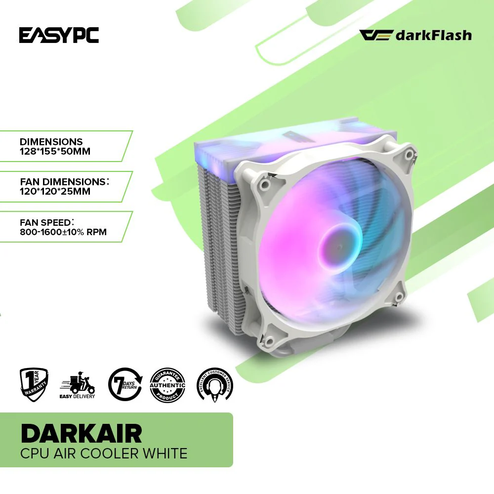 Darkflash Darkair CPU Air Cooler white - Image 2