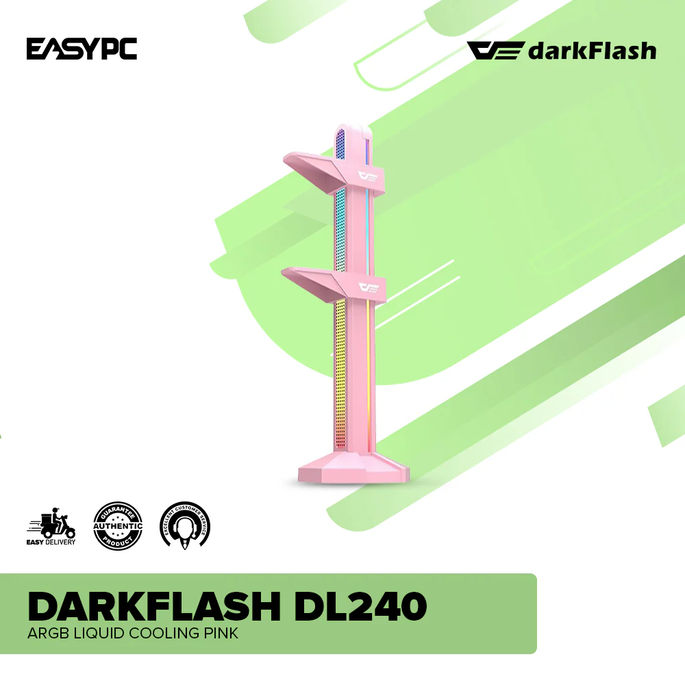 DarkFlash DL240 ARGB VGA Holder Pink - Image 2