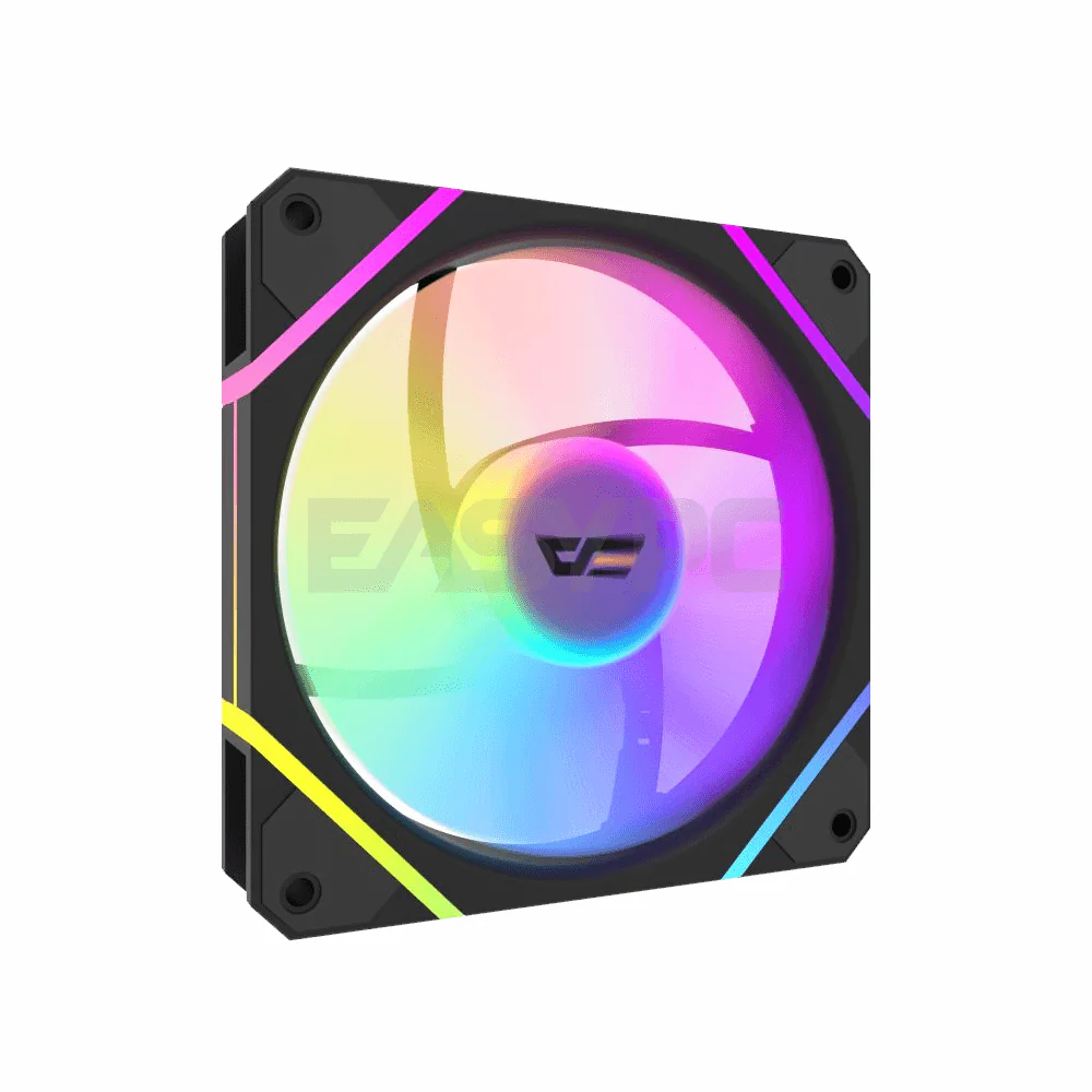 DarkFlash DM12 F Single ARGB Chassis Fan Black - Image 3