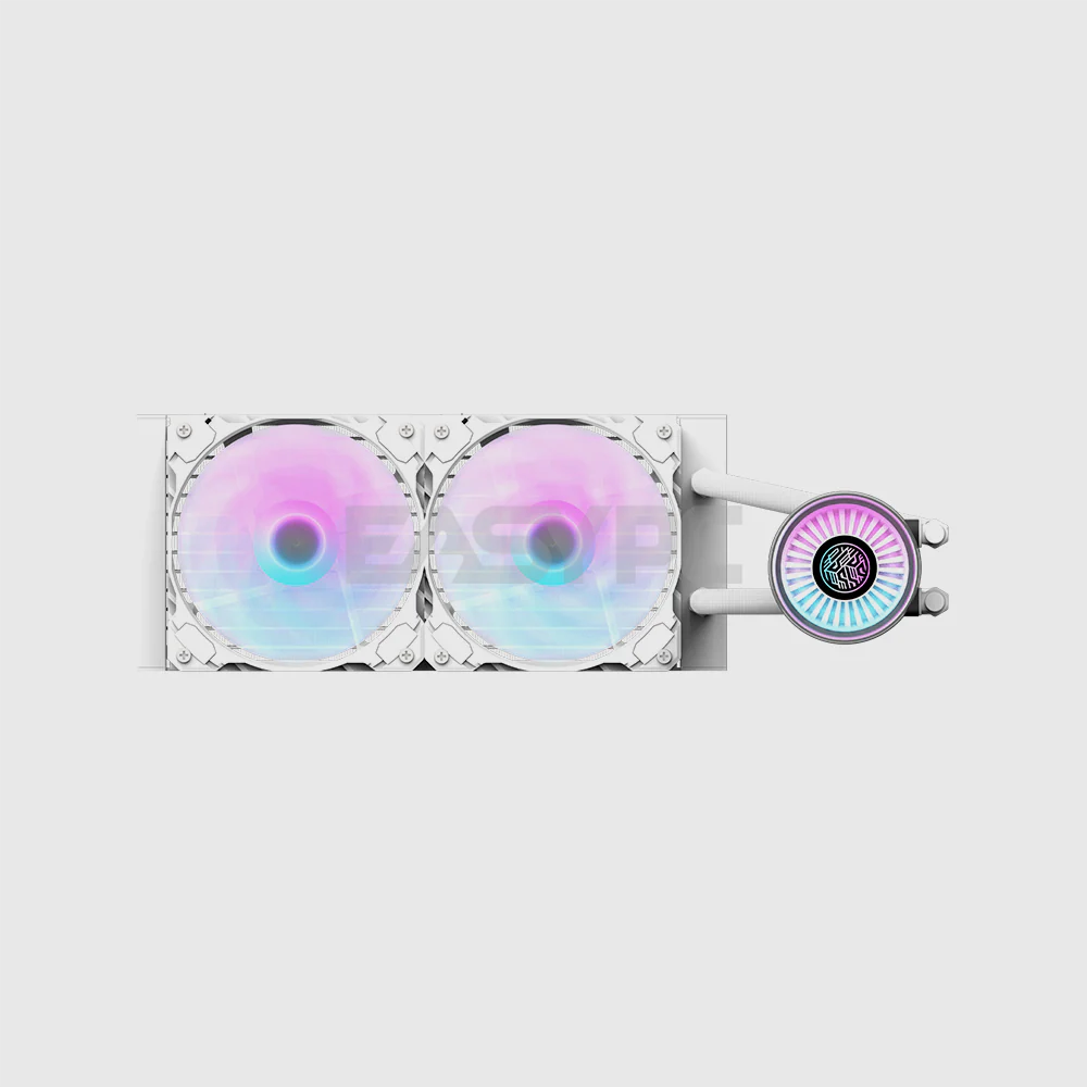 DarkFlash DN240 CPU Liquid Cooler White - Image 3