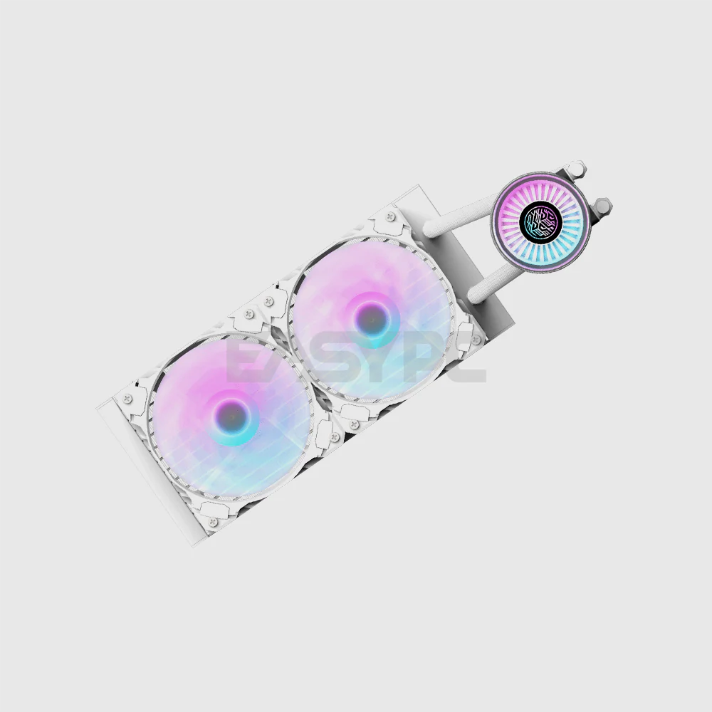 DarkFlash DN240 CPU Liquid Cooler White - Image 5