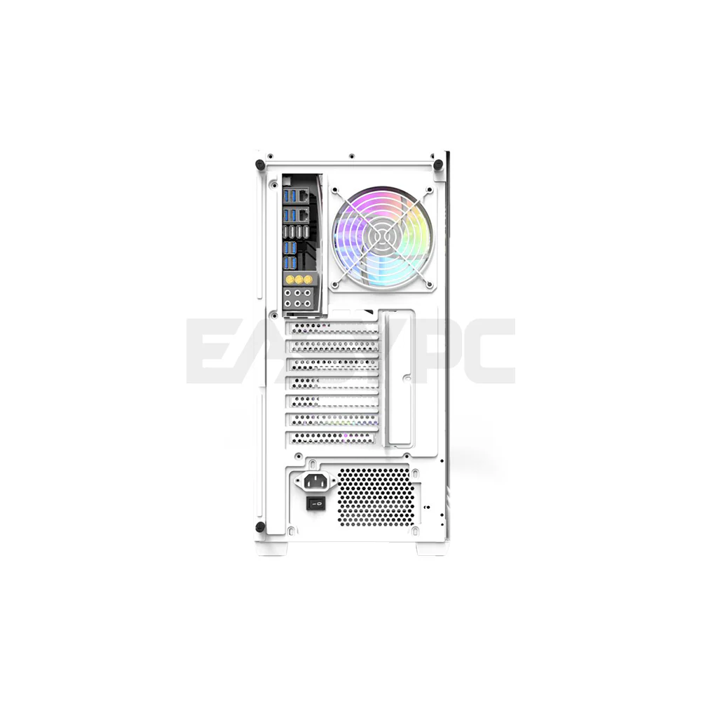 DarkFlash DS900 Aquarium ATX PC Case White - Image 3