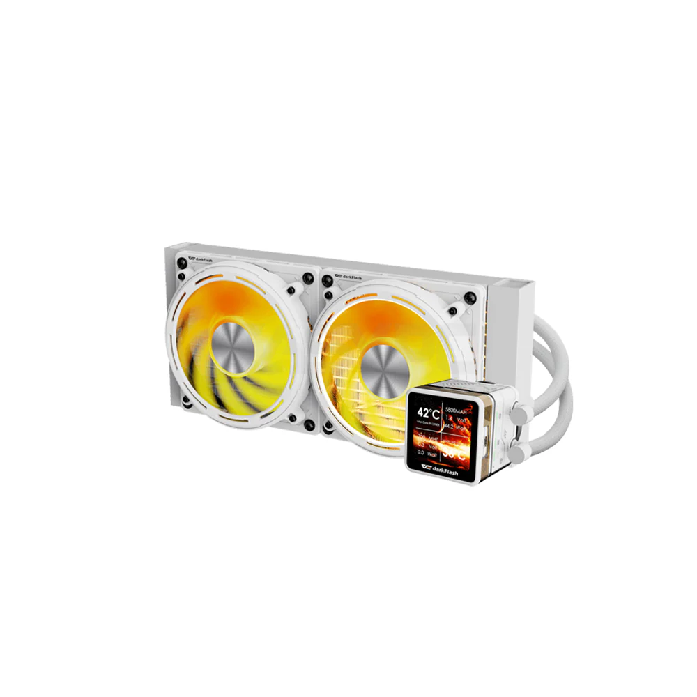 DarkFlash Explore DE240 IPS Display ARGB CPU Liquid Cooler - Image 7