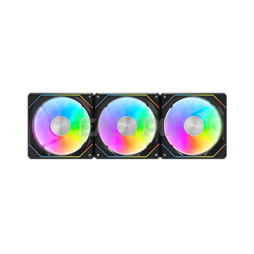 DarkFlash GAUSS G24 ARGB 3in1 Magnetic Splice Chassis Fan Black