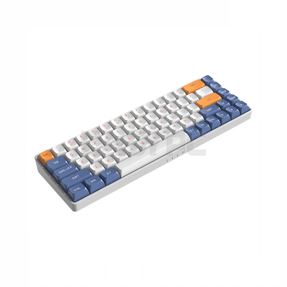 DarkFlash GD68 Three-Mode Connectivity Yellow Switch Mechanical Keyboard Starry Blue - Image 3
