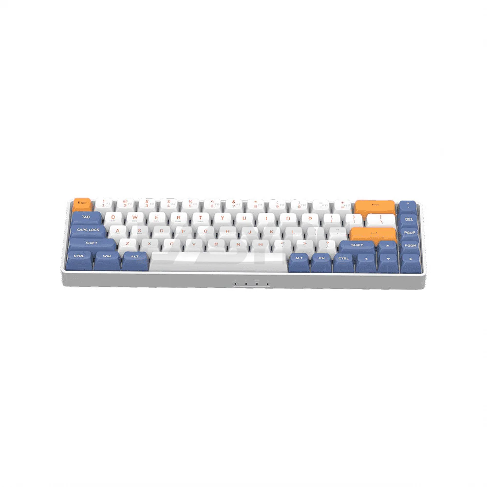 DarkFlash GD68 Three-Mode Connectivity Yellow Switch Mechanical Keyboard Starry Blue - Image 4
