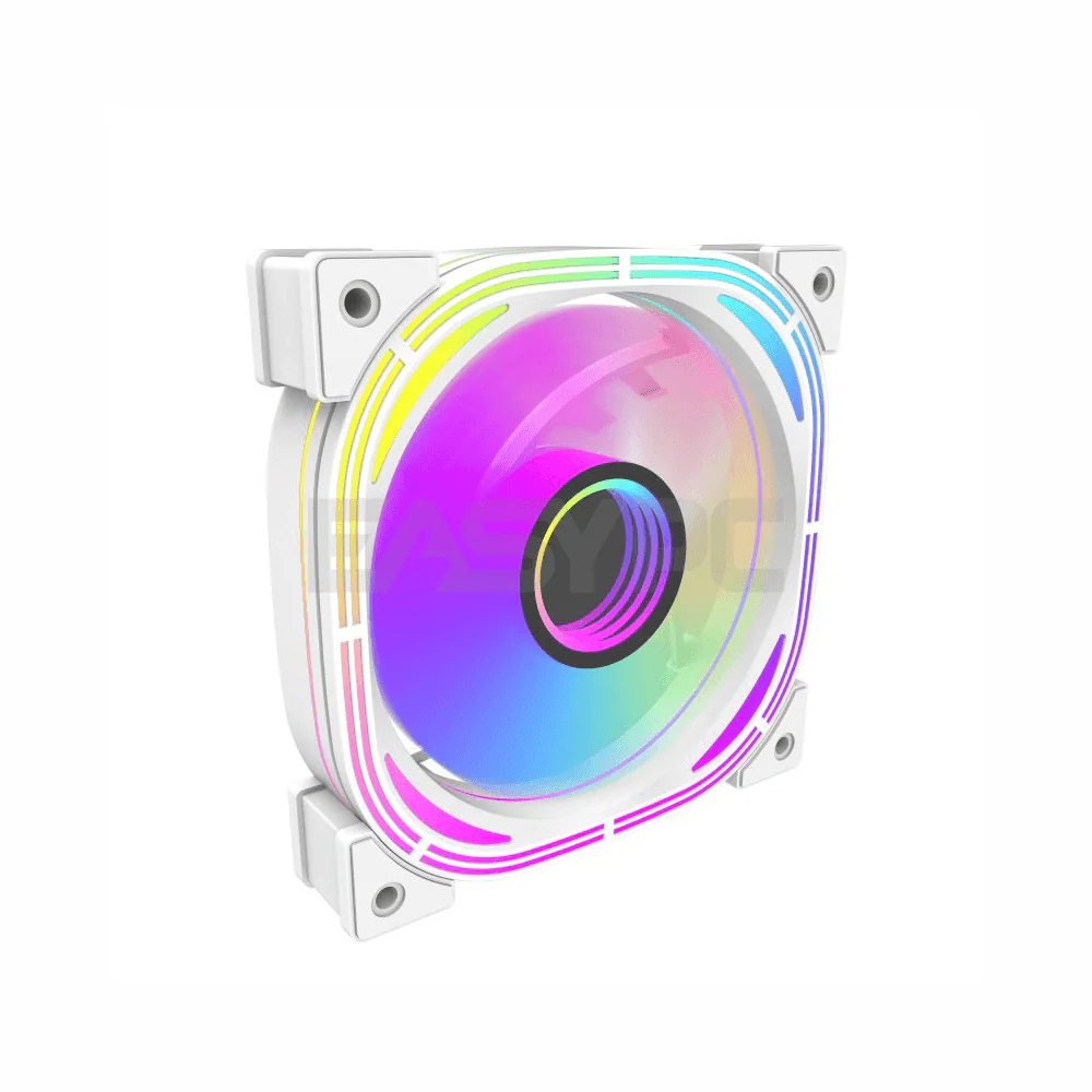 DarkFlash Infinity24 3in1 with Controller Remote ARGB Chassis Fan White - Image 3