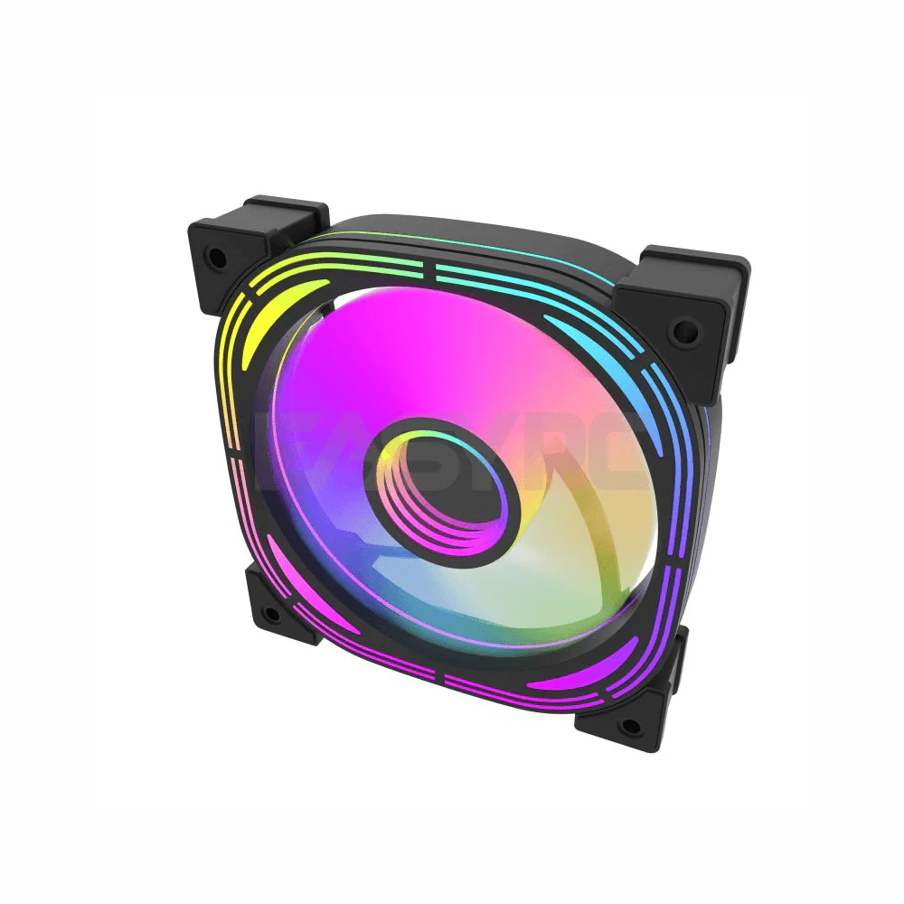 DarkFlash Infinity24 Single ARGB Chassis Fan Black - Image 4