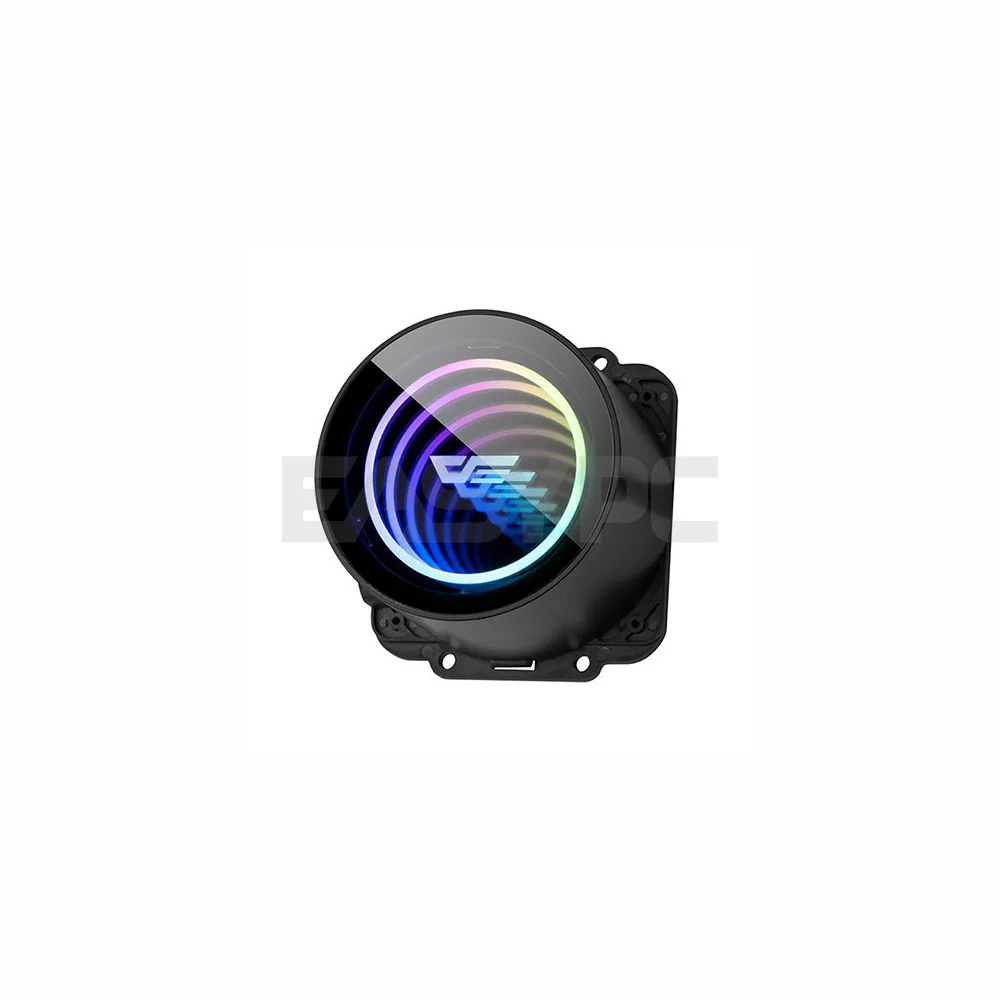 DarkFlash Twister DX 240 V2 Black and White ARGB AIO CPU Liquid Cooler - Image 4
